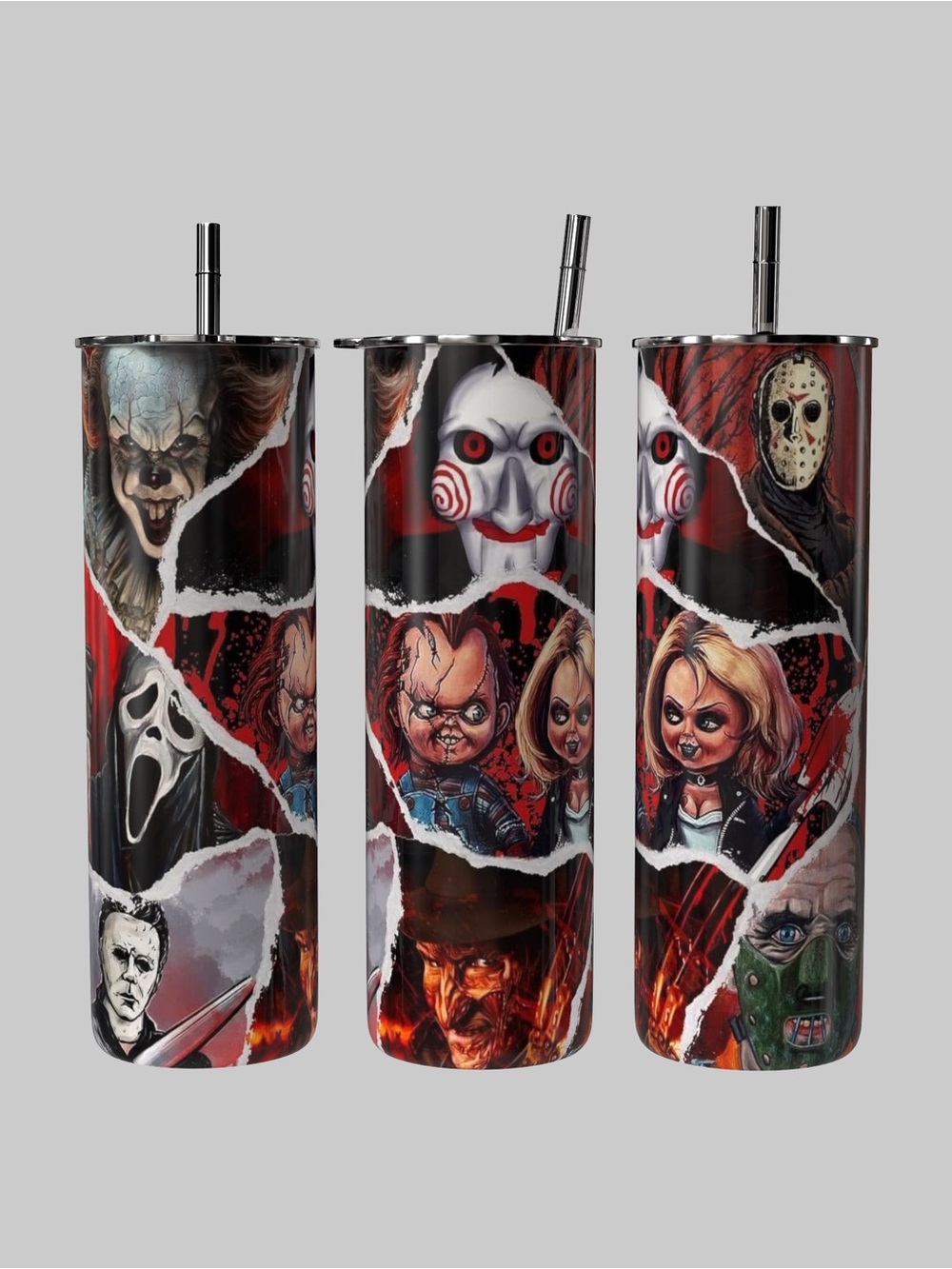 Horror Character Mashup  20oz Tumbler